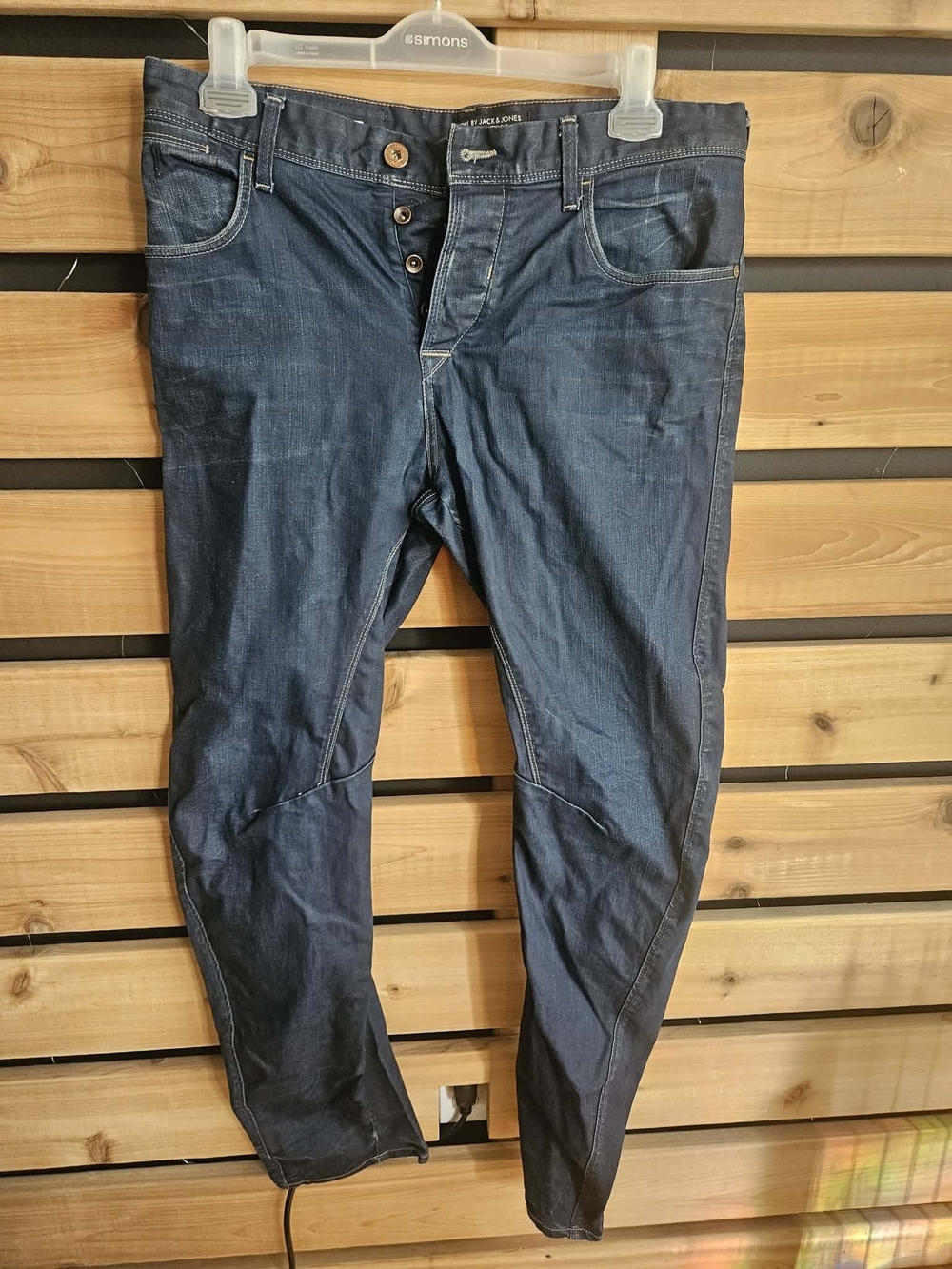 Slim Fit Dark Blue Men's Jeans by JACK & JONES